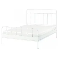 Кровать Ikea Stjarno/Luroy 160 x 200 см / Металл / Белый