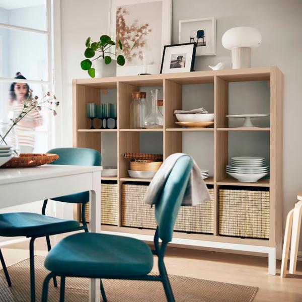 Стеллаж Ikea Kallax 129 x 147 x 39см cm / ЛДСП / Дуб cонома photo 2