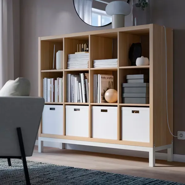 Стеллаж Ikea Kallax 129 x 147 x 39см cm / ЛДСП / Дуб cонома photo 3