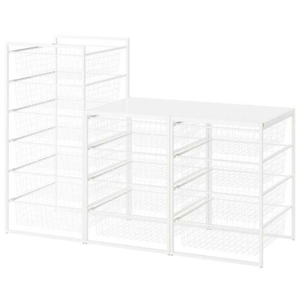 Etajeră Ikea Jonaxel White / Oțel photo 1 Etajeră Ikea Jonaxel White / Oțel photo 1