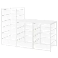 Etajeră Ikea Jonaxel White / Oțel