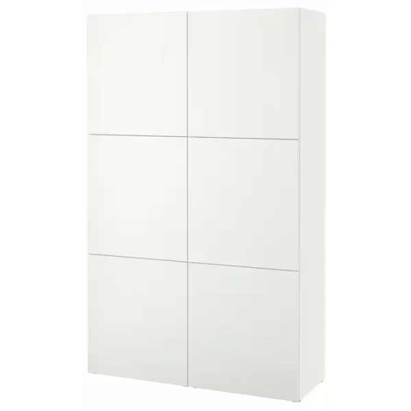 Шкаф Ikea Besta/Lappviken 193 x 42 x 120см / МДФ / White photo 1