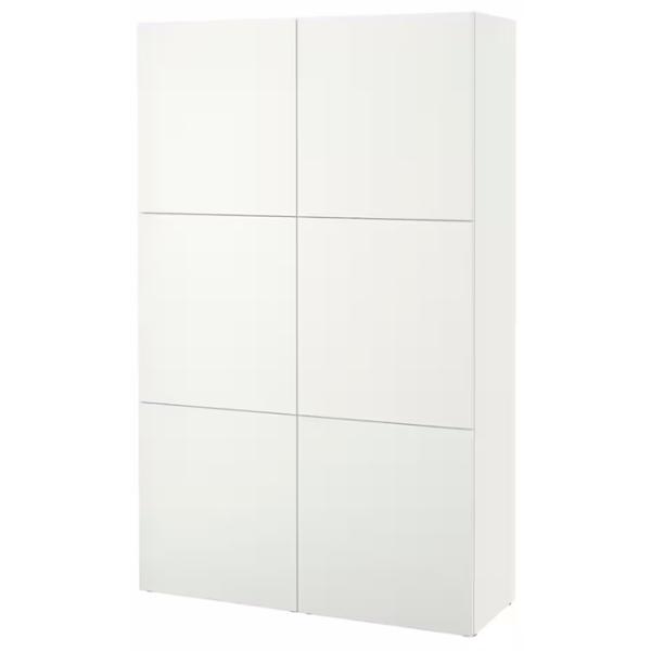 Шкаф Ikea Besta/Lappviken 193 x 42 x 120см / МДФ / White photo 1
