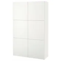Шкаф Ikea Besta/Lappviken 193 x 42 x 120см / МДФ / White