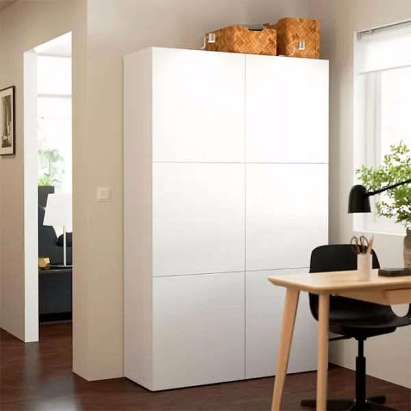 Шкаф Ikea Besta/Lappviken 193 x 42 x 120см / МДФ / White photo 2