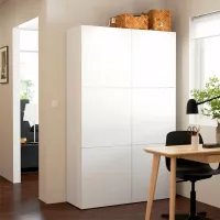 Dulap Ikea Besta/Lappviken 193 x 42 x 120 / MDF / White photo 2