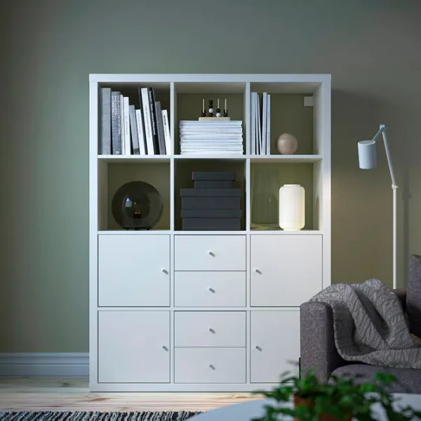 Стеллаж Ikea Kallax 147 x 112 x 39см cm / ЛДСП / White photo 3