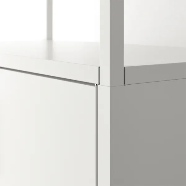 Dulap cu polițe Ikea Trotten 180 x 240 x 55 / Oțel / White photo 3
