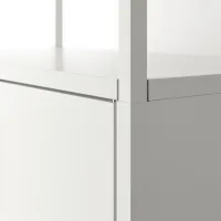 Dulap cu polițe Ikea Trotten 180 x 240 x 55 / Oțel / White photo 3