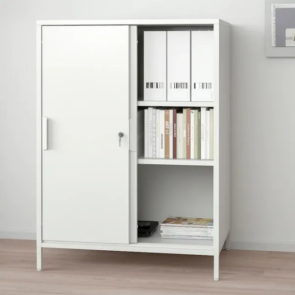 Dulap cu polițe Ikea Trotten 180 x 240 x 55 / Oțel / White photo 6