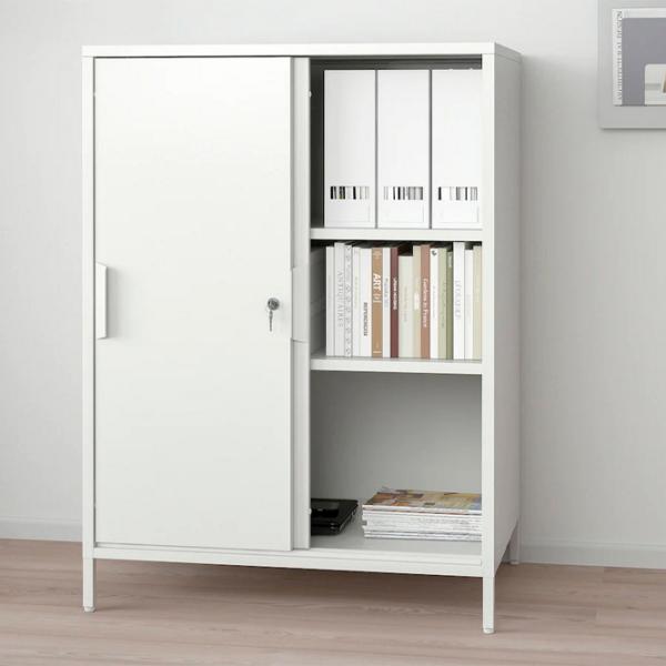 Dulap cu polițe Ikea Trotten 180 x 240 x 55 / Oțel / White photo 6