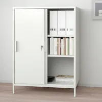 Dulap cu polițe Ikea Trotten 180 x 240 x 55 / Oțel / White photo 6