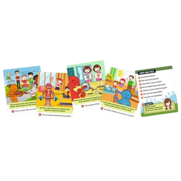 Joc educativ Memorace My healthy body  5+/ Dezvoltare photo 3