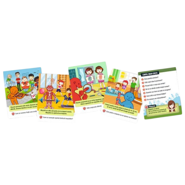 Joc educativ Memorace My healthy body  5+/ Dezvoltare photo 3