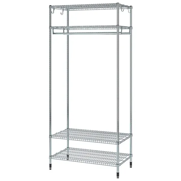 Стеллаж Ikea Omar  Серебряный / Cталь photo 1 Стеллаж Ikea Omar  Серебряный / Cталь photo 1