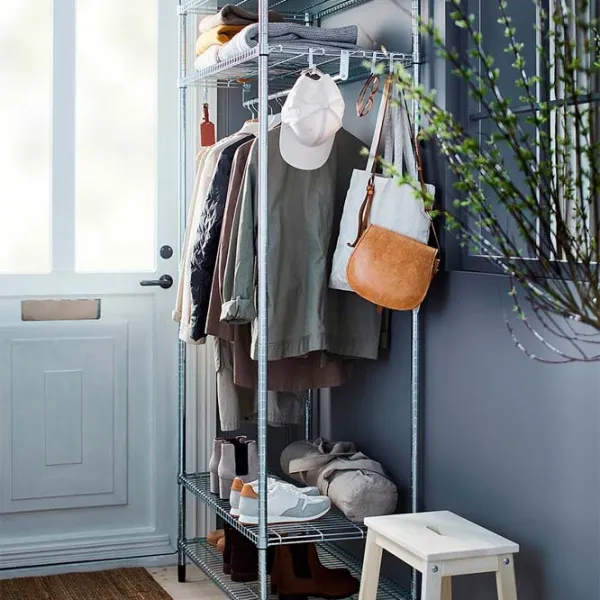 Стеллаж Ikea Omar  Серебряный / Cталь photo 2 Стеллаж Ikea Omar  Серебряный / Cталь photo 2