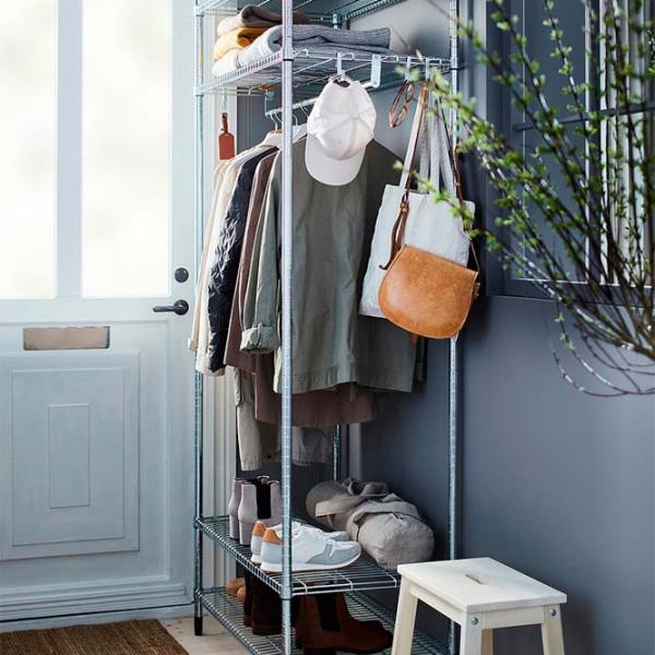 Стеллаж Ikea Omar  Серебряный / Cталь photo 2 Стеллаж Ikea Omar  Серебряный / Cталь photo 2