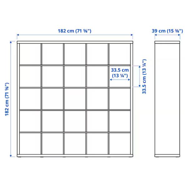 Etajeră Ikea Kallax 182 x 182 x 39 cm / PAL / Sonoma Oak photo 5 Etajeră Ikea Kallax 182 x 182 x 39 cm / PAL / Sonoma Oak photo 5