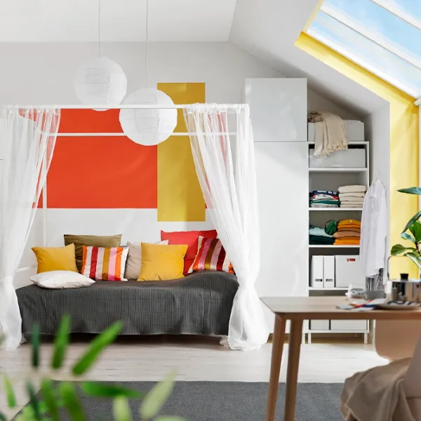 Кровать Ikea Vitarna 140 x 200 см / Металл / Белый photo 5