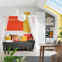 Кровать Ikea Vitarna 140 x 200 см / Металл / Белый photo 5