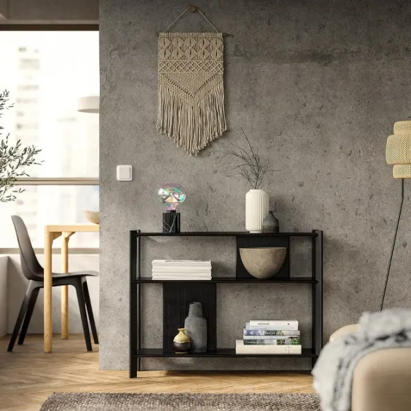 Masă consolă Ikea Jattesta Black / Metal photo 5