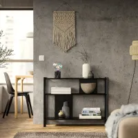 Консольный стол Ikea Jattesta Черный / Металл photo 5