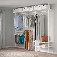 Стеллаж Ikea Elvarli Белый / МДФ photo 3