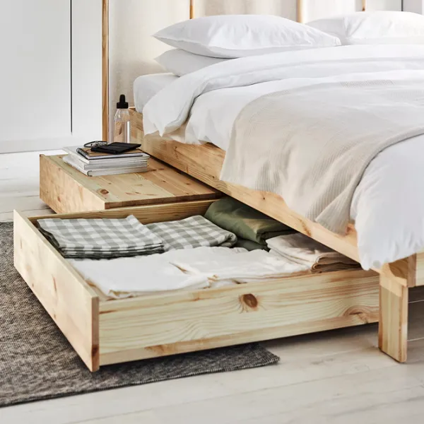 Кровать Ikea Glamberget 160 x 200 см / Массив / Wood photo 2