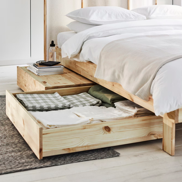 Кровать Ikea Glamberget 160 x 200 см / Массив / Wood photo 2