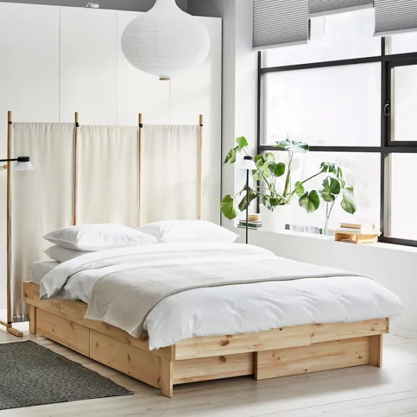 Кровать Ikea Glamberget 160 x 200 см / Массив / Wood photo 3