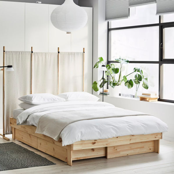 Кровать Ikea Glamberget 160 x 200 см / Массив / Wood photo 3