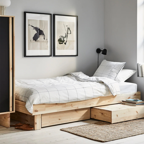 Кровать Ikea Glamberget 160 x 200 см / Массив / Wood photo 4