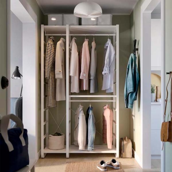 Стеллаж Ikea Elvarli Белый / МДФ photo 2 Стеллаж Ikea Elvarli Белый / МДФ photo 2