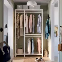 Стеллаж Ikea Elvarli Белый / МДФ photo 2