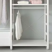 Стеллаж Ikea Elvarli Белый / МДФ photo 5