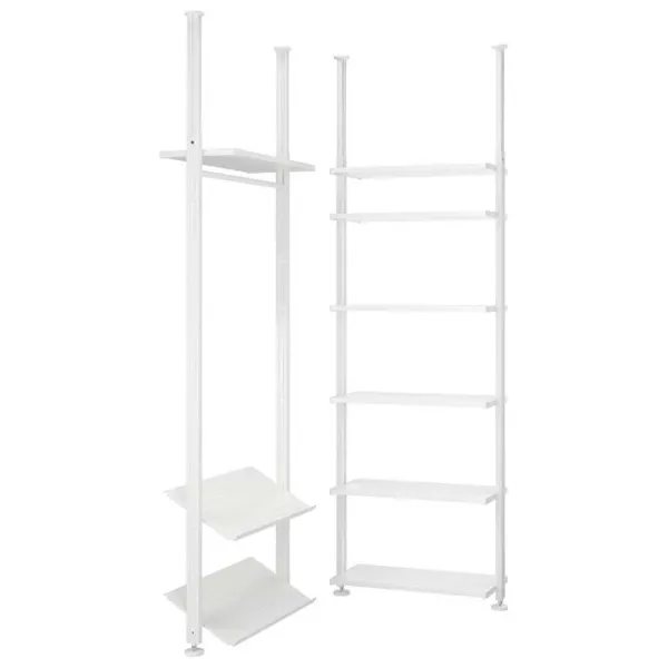 Стеллаж Ikea Elvarli Белый / МДФ photo 1