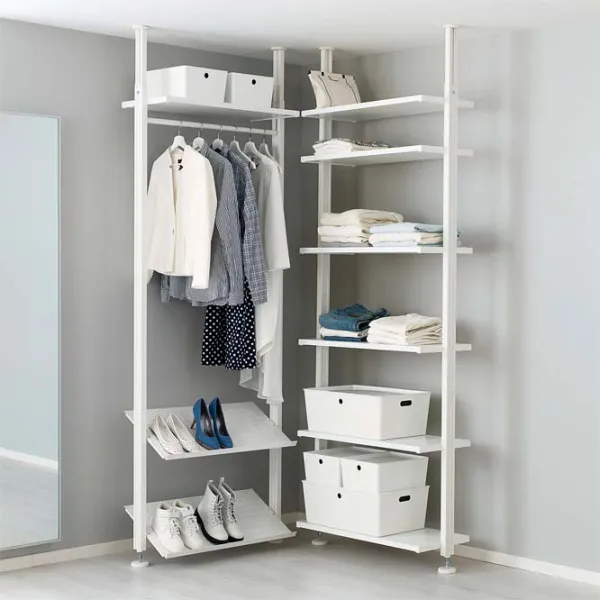 Стеллаж Ikea Elvarli Белый / МДФ photo 3
