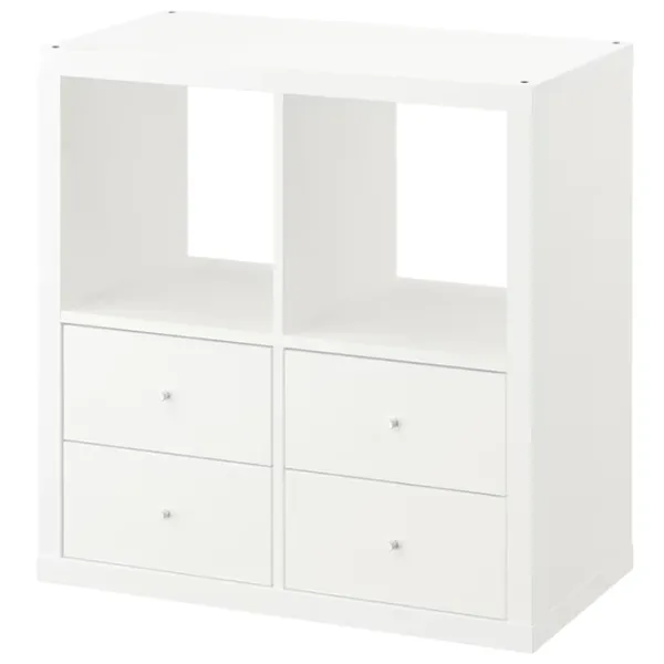 Стеллаж Ikea Kallax 77 x 77 x 39см cm / ДСП меламин / White photo 1
