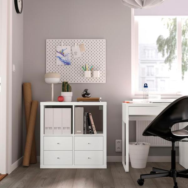 Стеллаж Ikea Kallax 77 x 77 x 39см cm / ДСП меламин / White photo 3