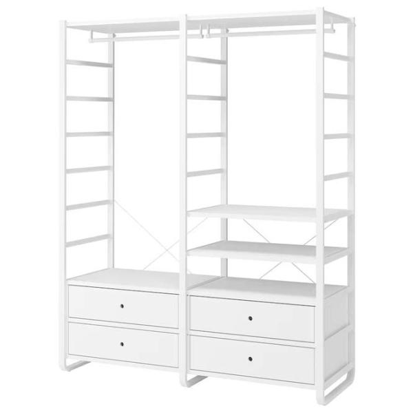 Стеллаж Ikea Elvarli Белый / МДФ photo 1 Стеллаж Ikea Elvarli Белый / МДФ photo 1