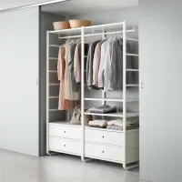 Etajeră Ikea Elvarli White / MDF photo 2