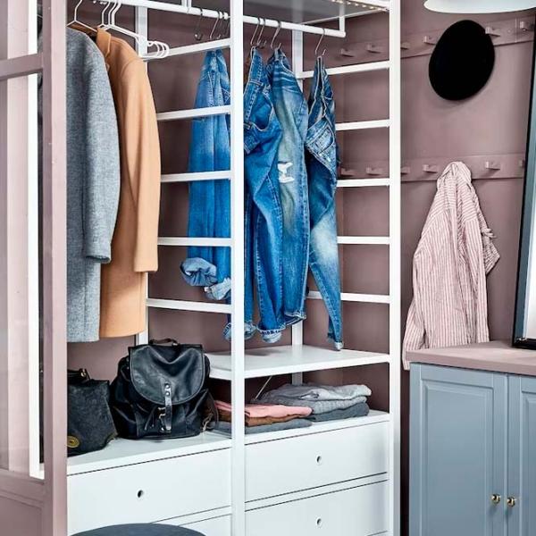 Стеллаж Ikea Elvarli Белый / МДФ photo 4 Стеллаж Ikea Elvarli Белый / МДФ photo 4