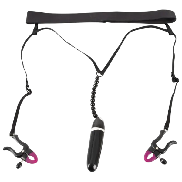 Зажим на половые губы Bad Kitty Spreader String Черный photo 1 Зажим на половые губы Bad Kitty Spreader String Черный photo 1