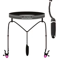 Clemă pentru labii Bad Kitty Spreader String Black photo 3