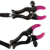 Clemă pentru labii Bad Kitty Spreader String Black photo 4