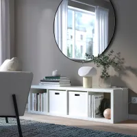 Стеллаж Ikea Kallax 147 x 42 x 39см cm / ЛДСП / White photo 4