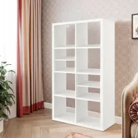 Стеллаж Ikea Kallax 147 x 77 x 39см cm / ЛДСП / White photo 2