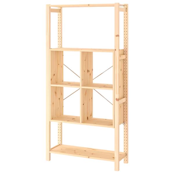 Стеллаж Ikea Ivar 179 x 89 x 30см cm / Массивная сосна / Сосна photo 1