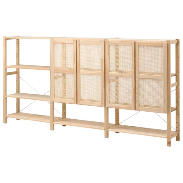 Стеллаж Ikea Ivar 124 x 259 x 30см cm / Массивная сосна / Сосна photo 1