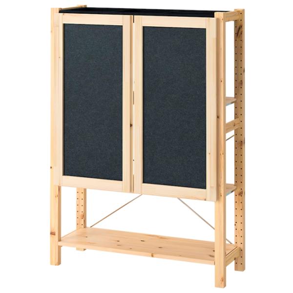 Стеллаж Ikea Ivar 124 x 89 x 30см cm / Массивная сосна / Сосна photo 1